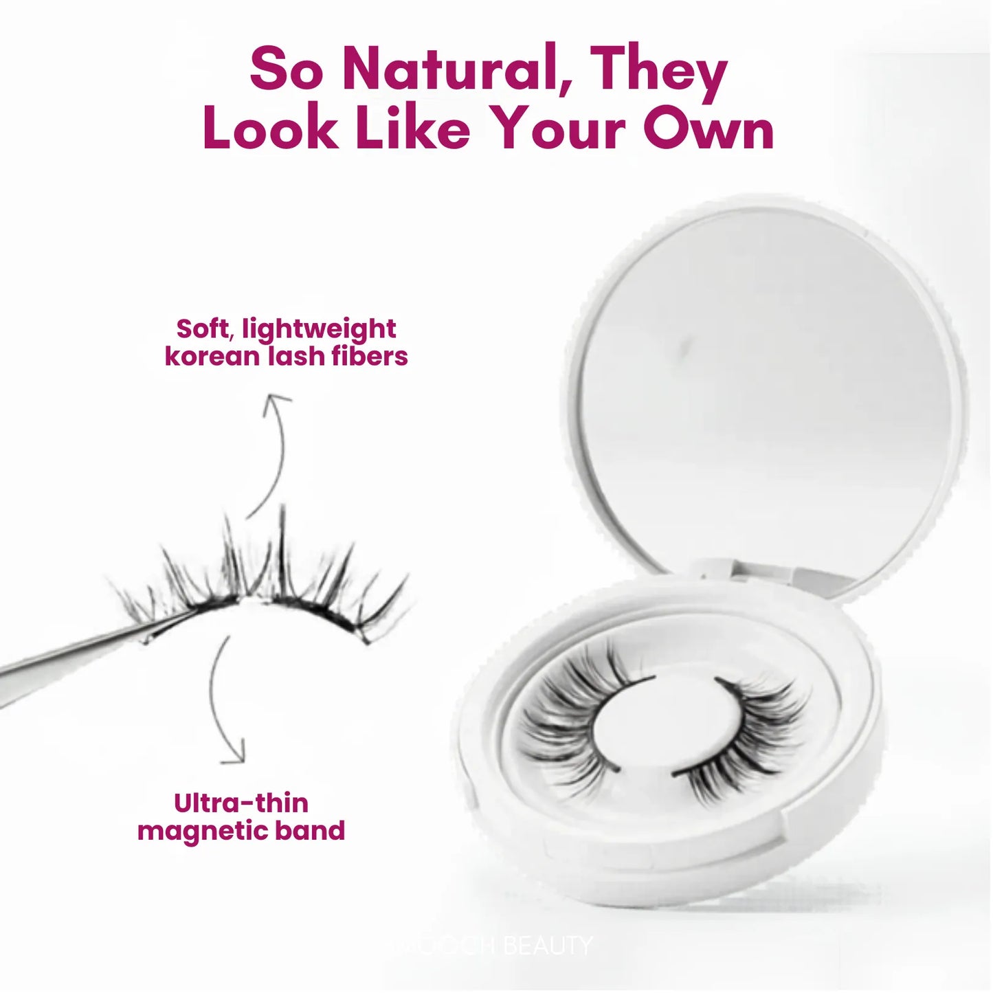 Magnetic Eyelashes With Applicator